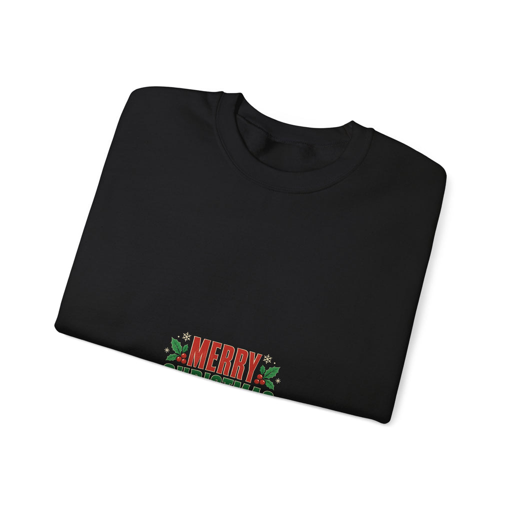 Funny Office Christmas Sweatshirt — Merry Christmas Now Please Stop Emailing Me Crewneck