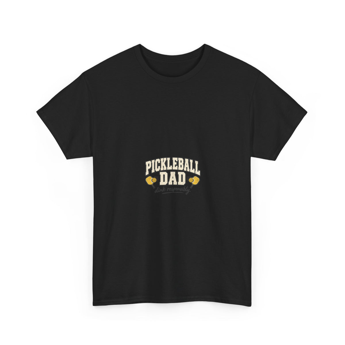 Pickleball Dad Shirt — Dink Responsibly Funny Pickleball Gift Tee