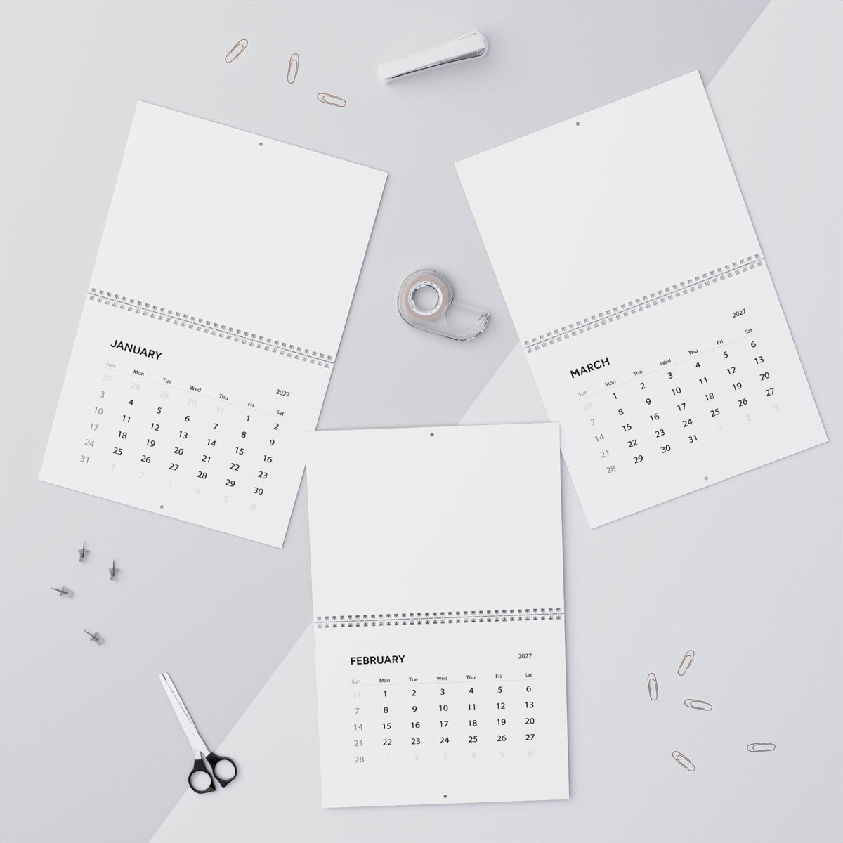 2027 Wall Calendar — Cozy Moments Pet & Family Planner | New Year Gift Calendar