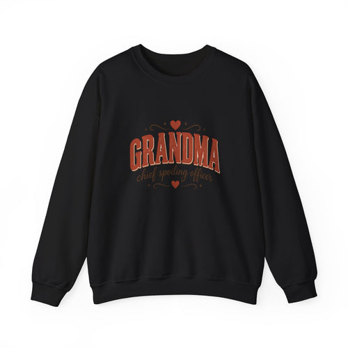 Grandma Sweatshirt — Chief Spoiling Officer Funny Grandma Gift Crewneck