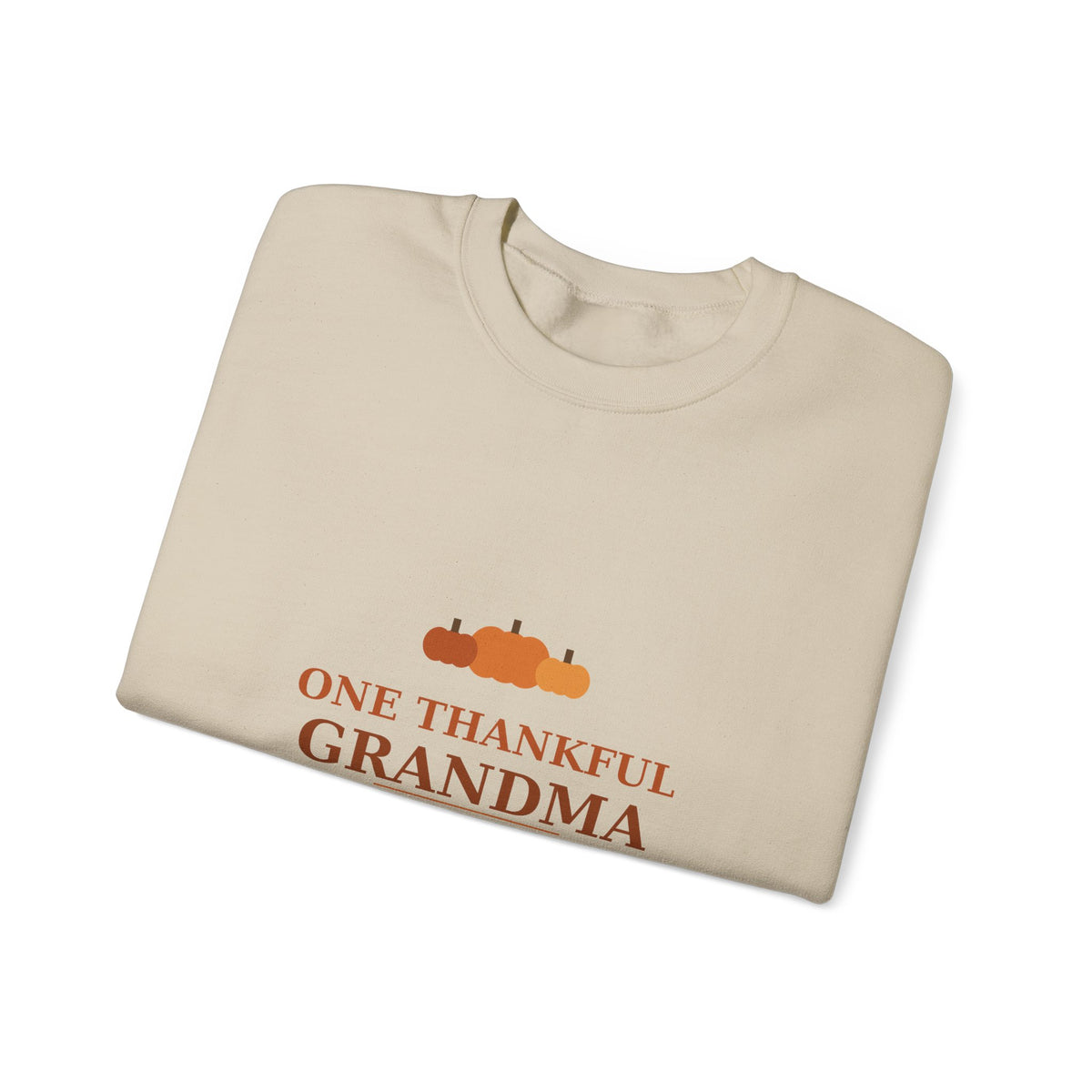 Thanksgiving Grandma Sweatshirt — One Thankful Grandma | Funny Fall Grandma Gift Crewneck