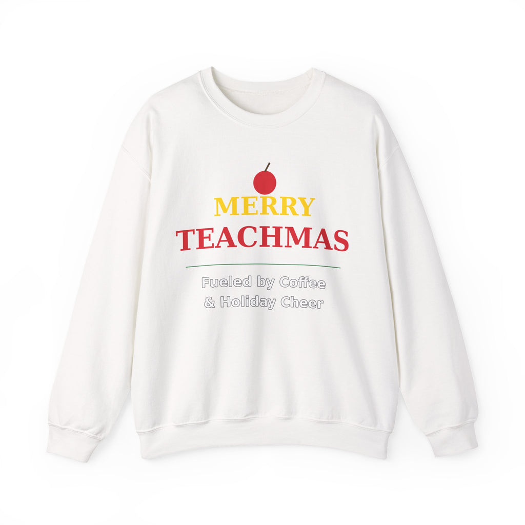 Teacher Christmas Sweatshirt — Merry Teachmas Funny Teacher Gift Crewneck
