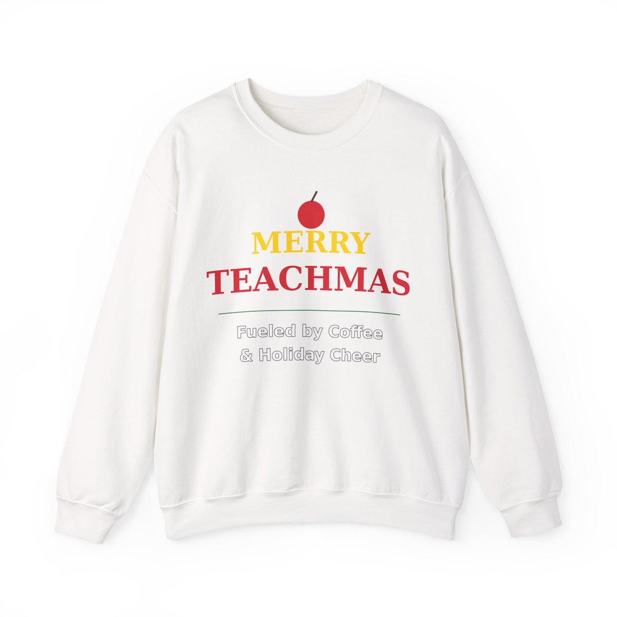 Teacher Christmas Sweatshirt — Merry Teachmas Funny Teacher Gift Crewneck