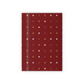 Christmas Wrapping Paper Roll — Cranberry Paw Print & Star Gift Wrap | Merry & Bright Holiday Wrap