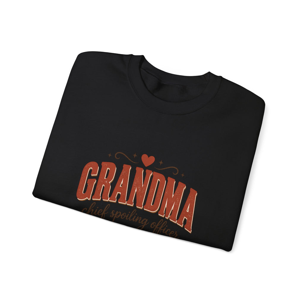 Grandma Sweatshirt — Chief Spoiling Officer Funny Grandma Gift Crewneck