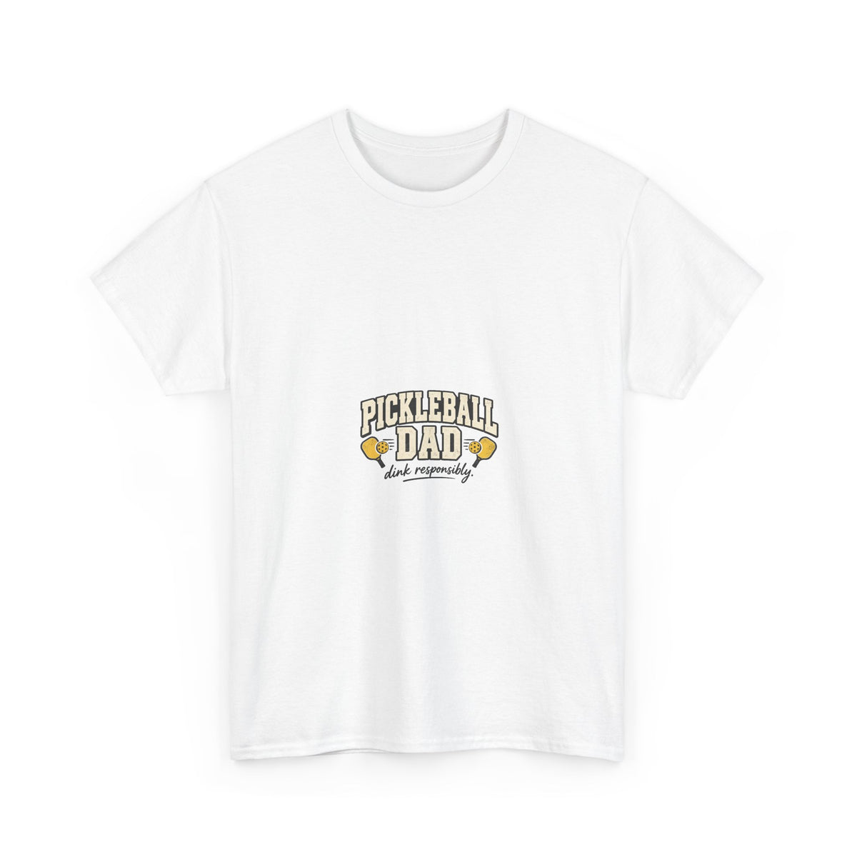 Pickleball Dad Shirt — Dink Responsibly Funny Pickleball Gift Tee