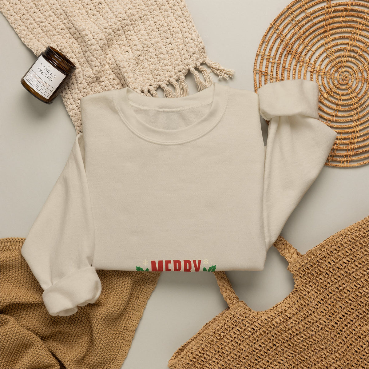 Funny Office Christmas Sweatshirt — Merry Christmas Now Please Stop Emailing Me Crewneck