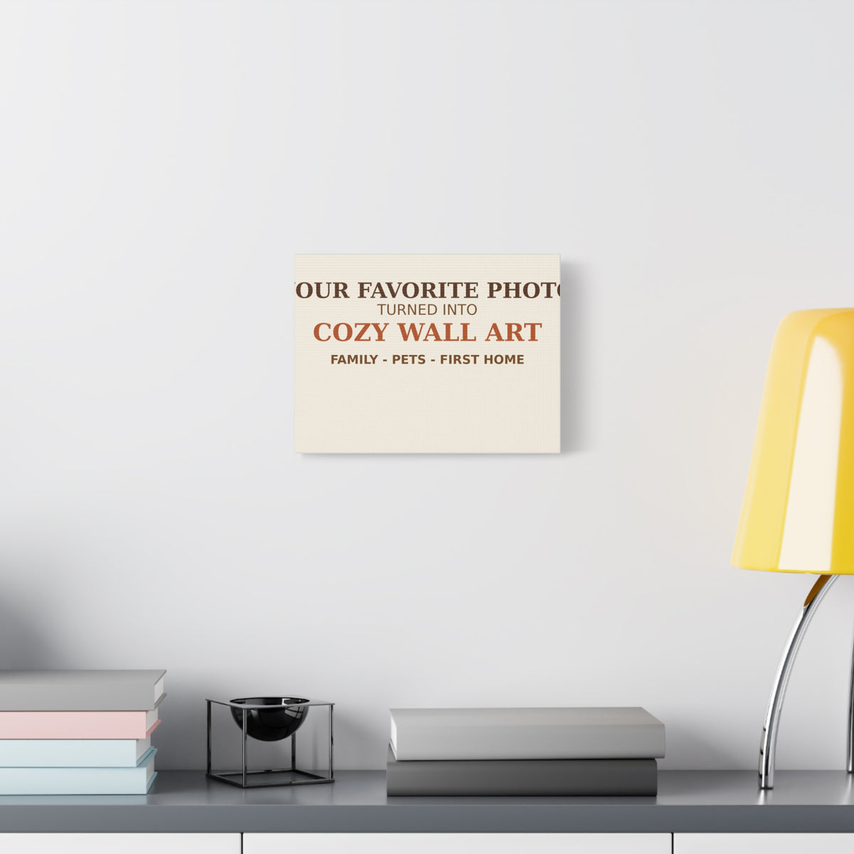 Personalized Photo Canvas Print — Your Favorite Photo Turned Into Cozy Wall Art | Family Pet Gift