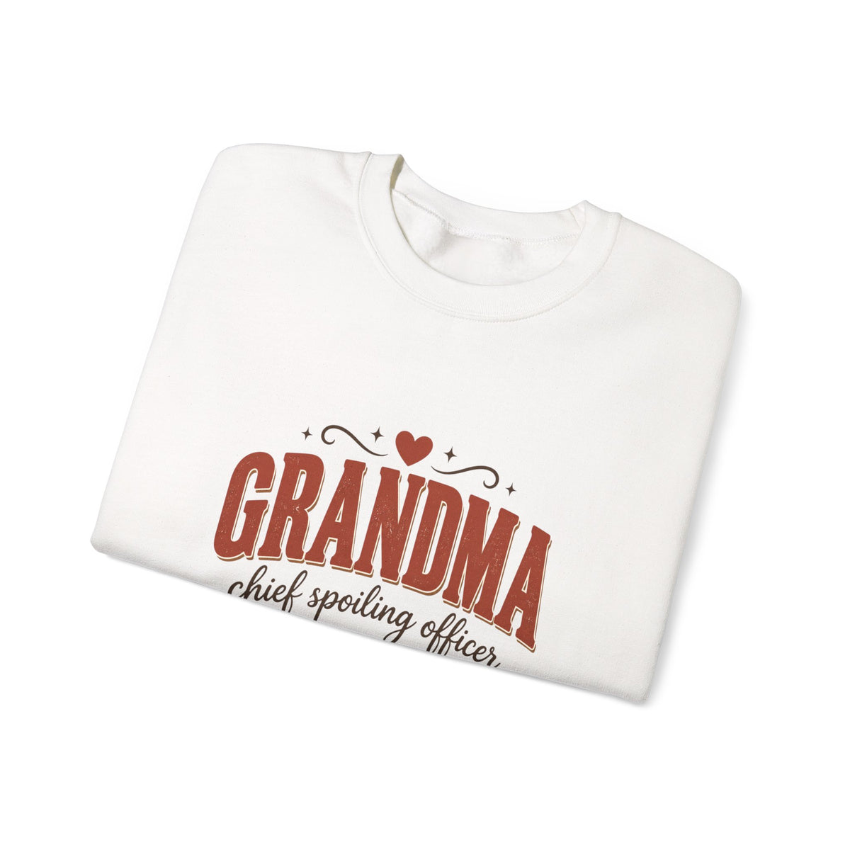 Grandma Sweatshirt — Chief Spoiling Officer Funny Grandma Gift Crewneck