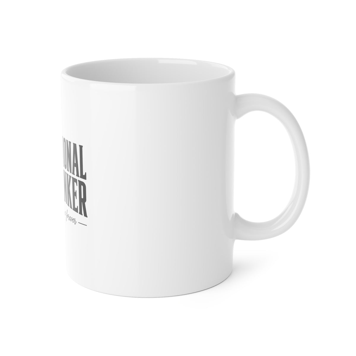 Professional Overthinker Mug — Funny Coffee Mug Gift for Introverts & Overthinkers