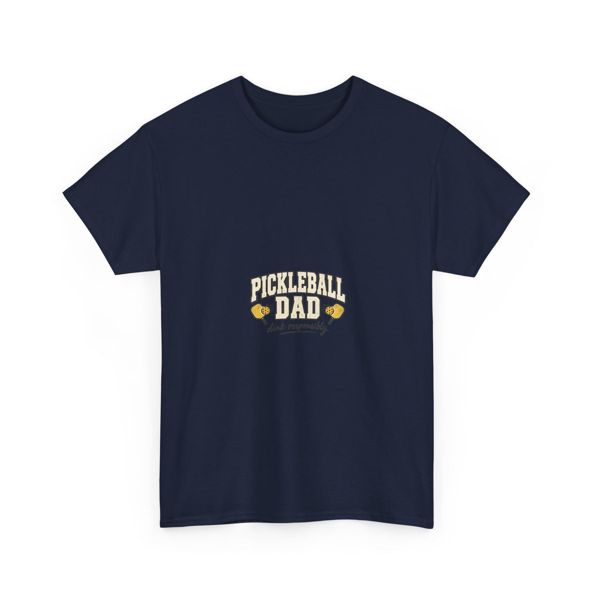 Pickleball Dad Shirt — Dink Responsibly Funny Pickleball Gift Tee