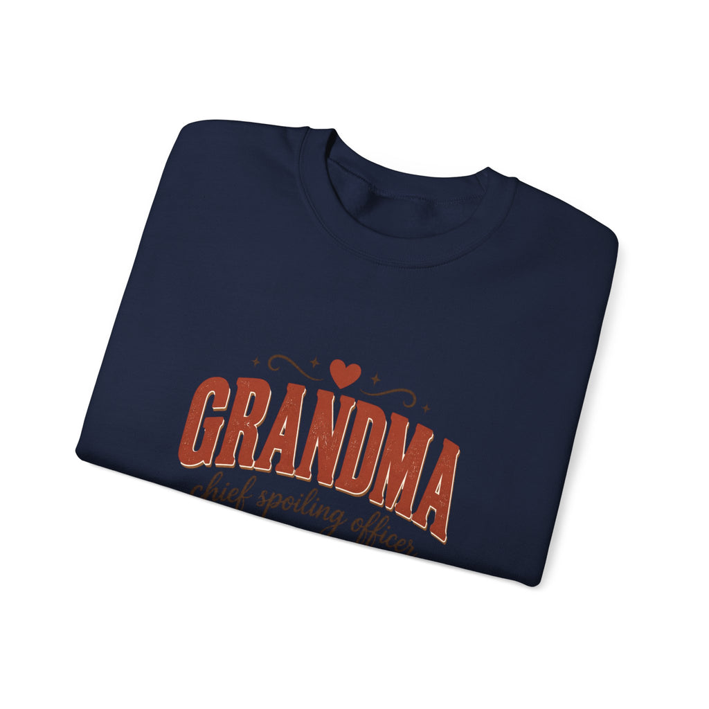 Grandma Sweatshirt — Chief Spoiling Officer Funny Grandma Gift Crewneck