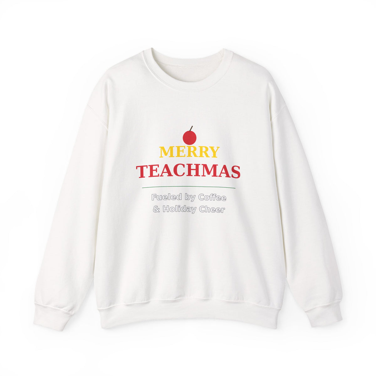 Teacher Christmas Sweatshirt — Merry Teachmas Funny Teacher Gift Crewneck