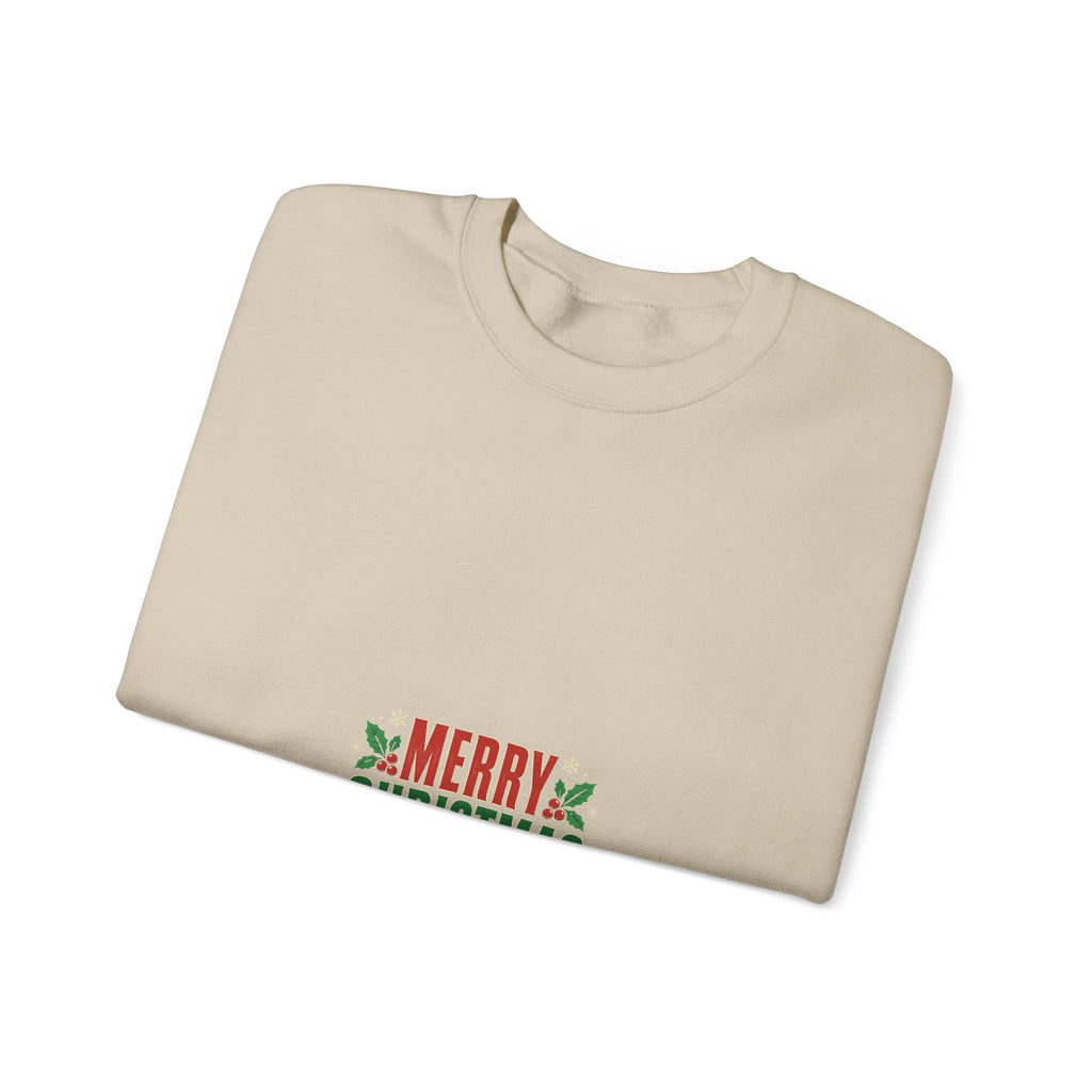 Funny Office Christmas Sweatshirt — Merry Christmas Now Please Stop Emailing Me Crewneck
