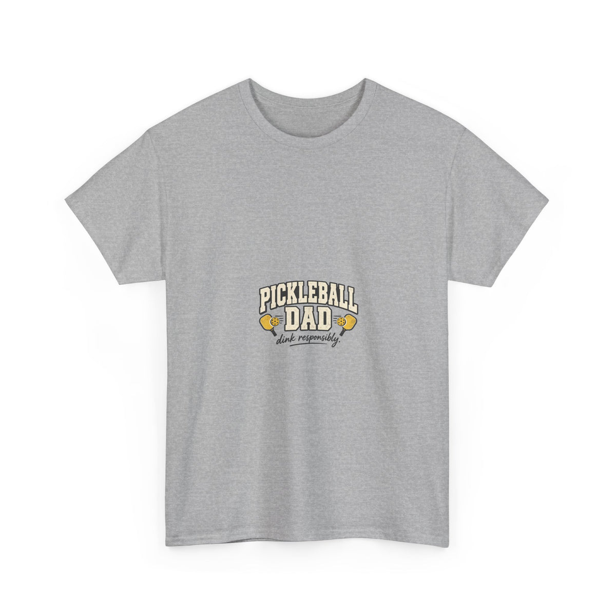 Pickleball Dad Shirt — Dink Responsibly Funny Pickleball Gift Tee