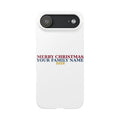 Personalized Christmas Phone Case — Merry Christmas Family Name 2026 | Custom Holiday Phone Case Gift